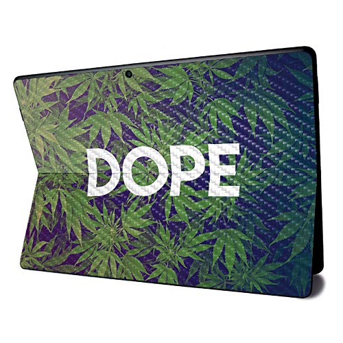 Image of MightySkins Carbon Fiber Skin for Microsoft Surface Pro X - Dope | Textured Carbon Fiber Finish | Easy to Apply, Remove, and Change Styles | Made in The USA