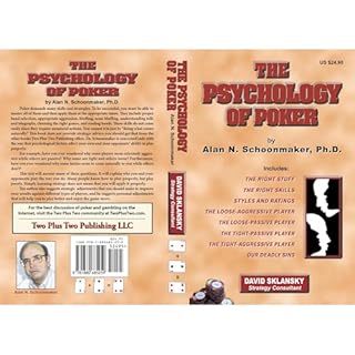 The Psychology of Poker Audiolibro Por ALAN SCHOONMAKER arte de portada