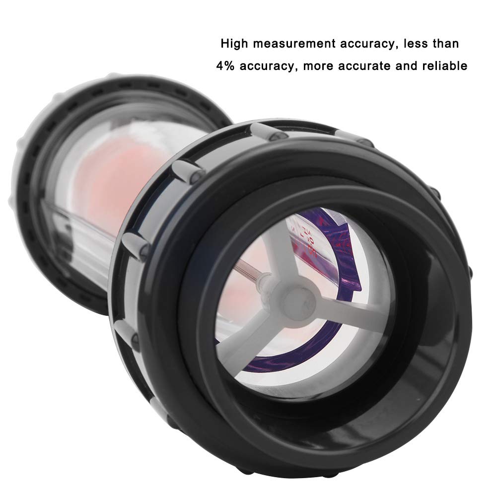 Flussimetro per liquidi, misuratore di Portata Wate 1-10m³/H Tipo di Tubo di plastica Flussimetro per liquidi LZS-50 (D)