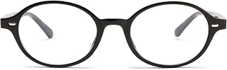 FEISEDY Vintage Oval Blaulichtbrille für Damen Herren Computerbrille B0242