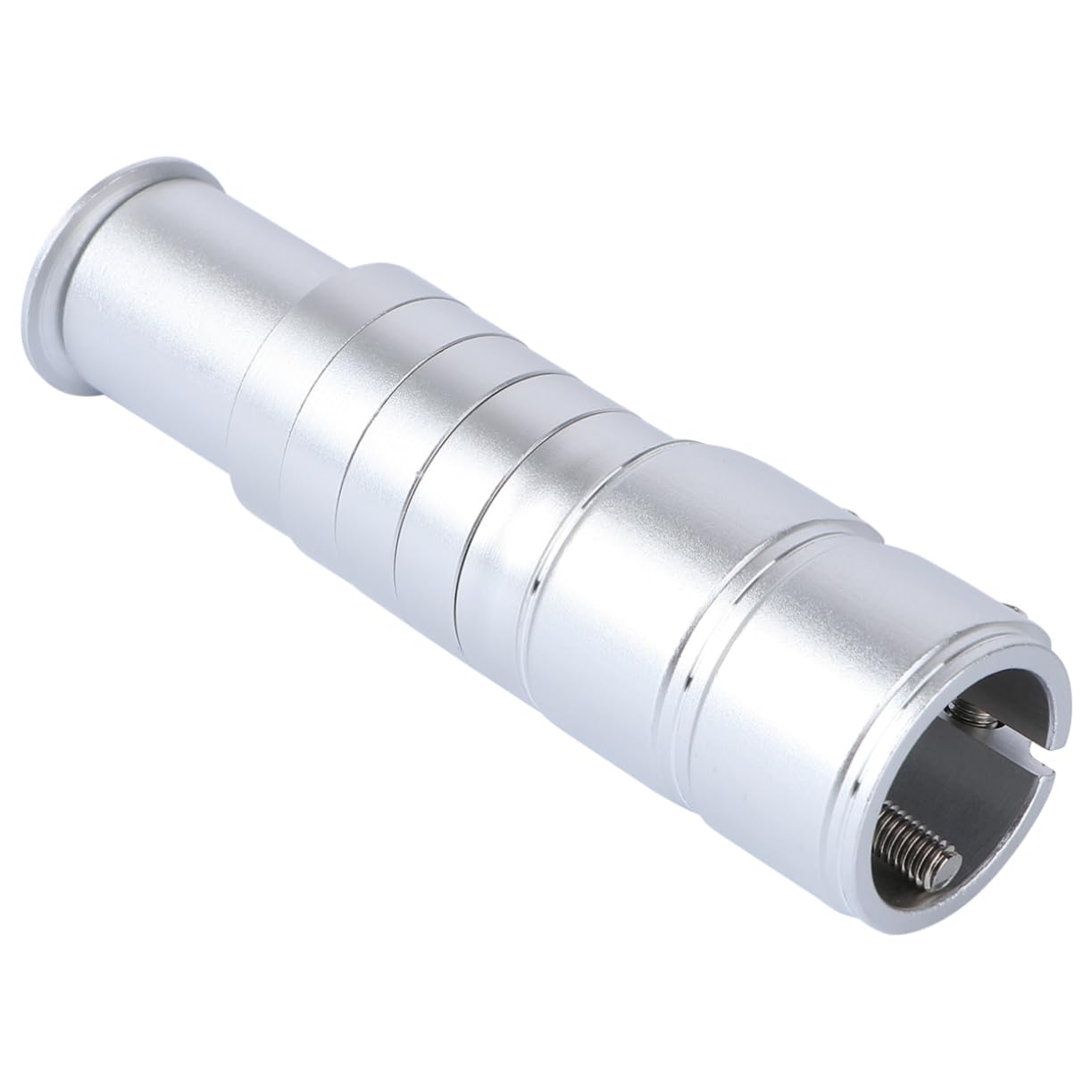 Mikikit Mountain Bike Handlebar Riser Heightening Extender for Fork Head Tube Lightweight Easy Installation Silver