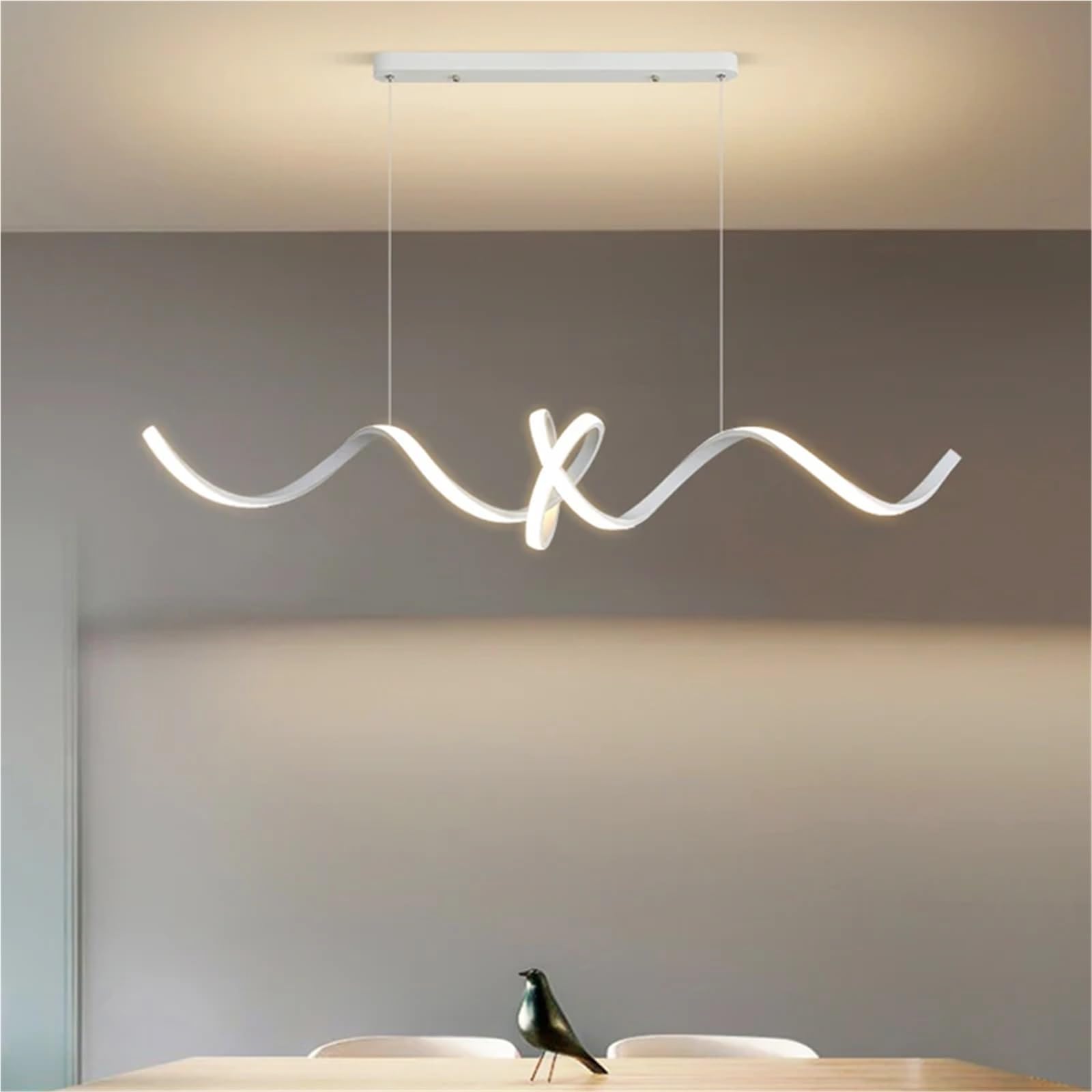 Nowoczesne oświetlenie LED do salonu, żyrandole LED do jadalni, oświetlenie wnętrza