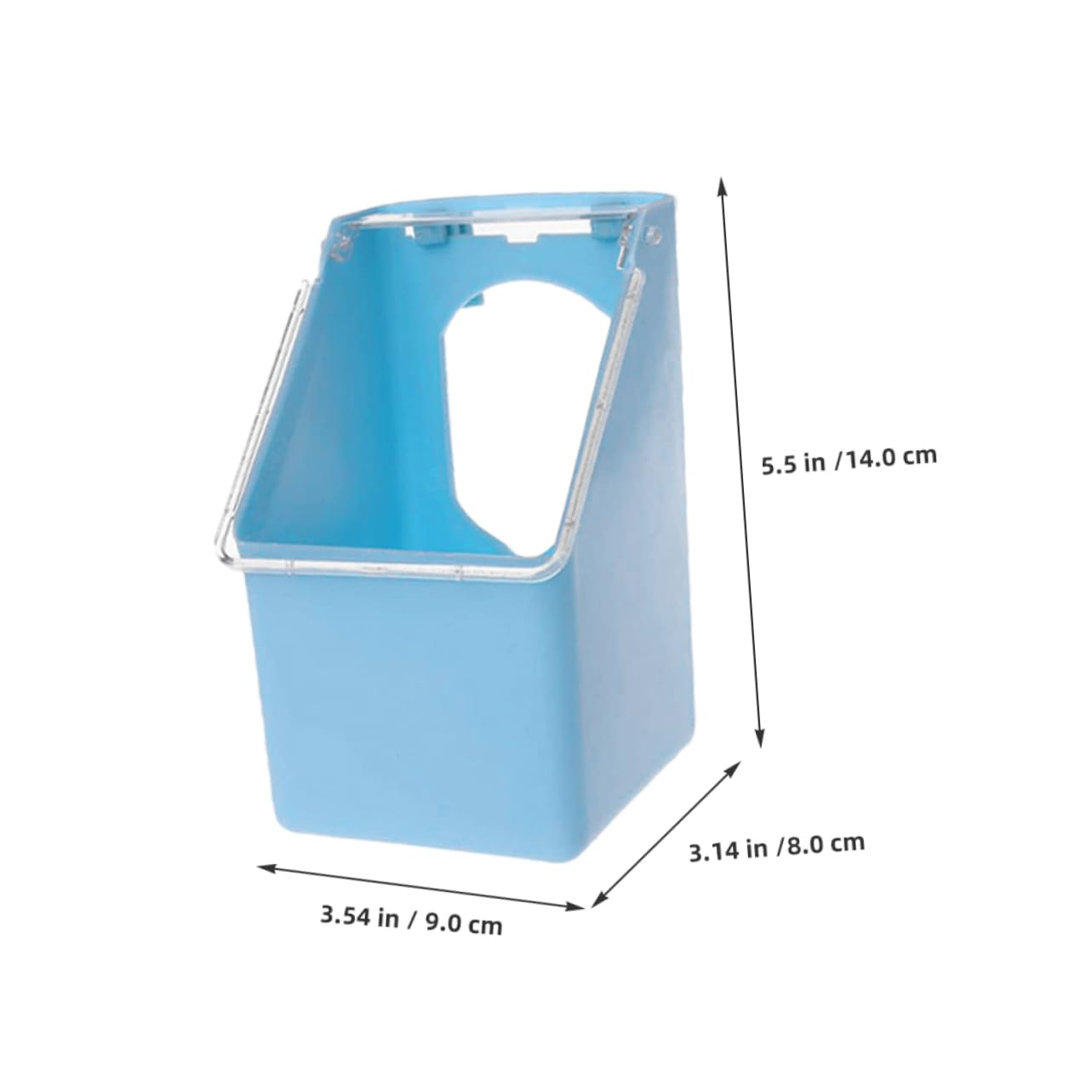 Milisten Lot de 4 mangeoires pour cage à pigeons, mangeoires pour cailles, mangeoires pour oiseaux - Distributeur de nourriture multifonction pour oiseaux