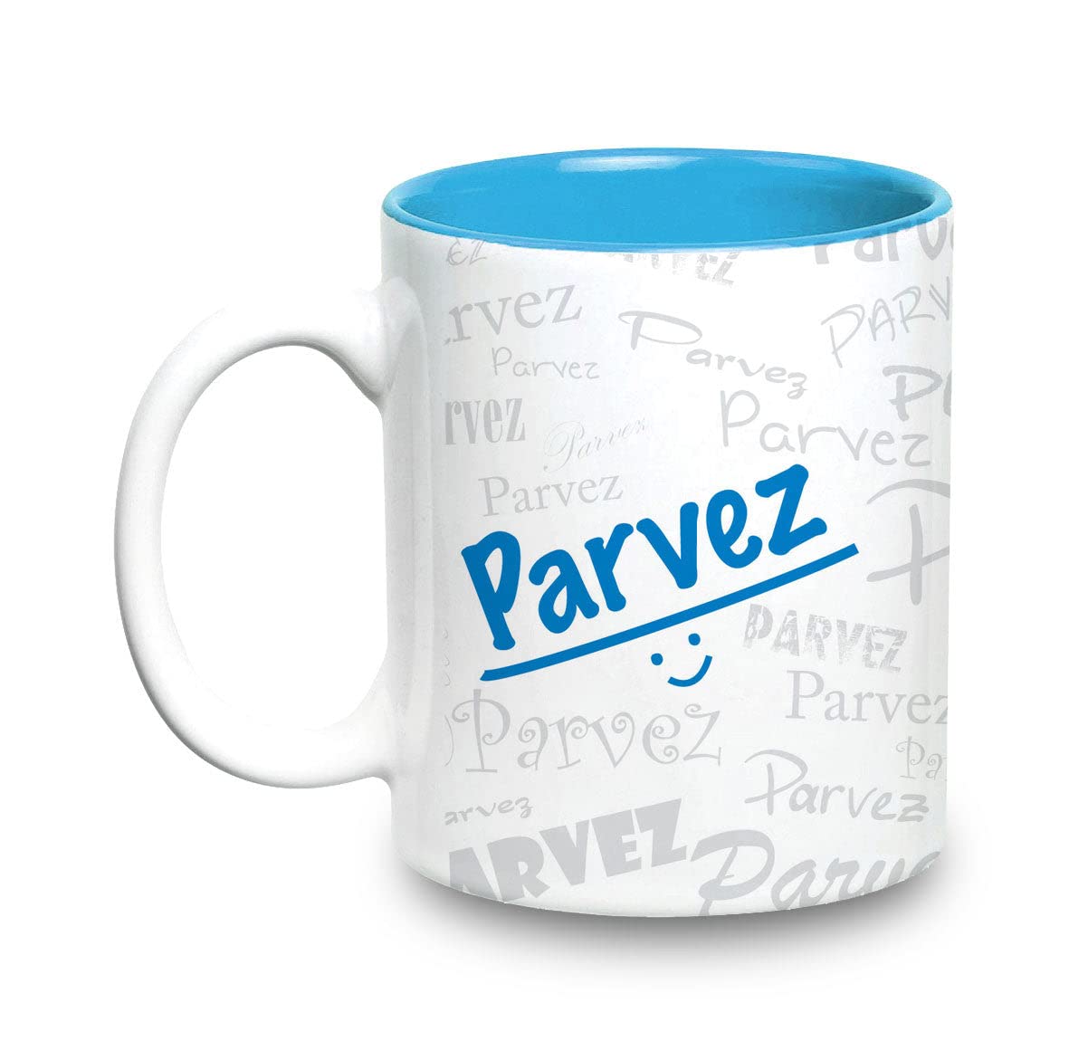 Hot MuggsMe Graffiti Mug - Parvez Personalised Name Ceramic, 315ml, 1 Unit