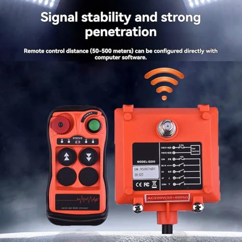 Télécommande industrielle Q200 sans fil antichoc IP65 grue 36V - 6