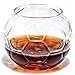 Soccer Whiskey Glass – 10 oz Uniquely Shaped Rocks Glass (other designs available) for Bourbon, Scotch, Brandy - Old Fashioned/Rocks Glasses from Prestige Decanters (Set of Two - Soccer Ball)