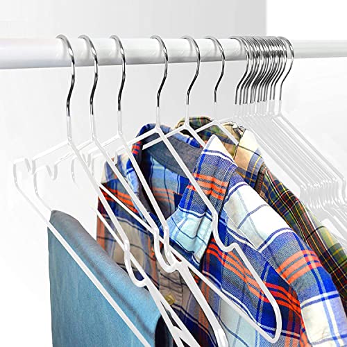 KEPLIN 20x Premium Rubber Coated Metal Hangers, Heavy Duty - Image 4