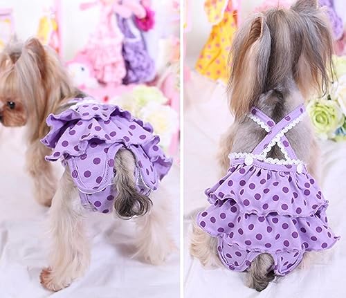 Oyccen Small Dog Suspender Sanitary Pants Female Dogs Menstrual Underwear Physiological Diaper Nappy Hygiene Briefs - Image 2