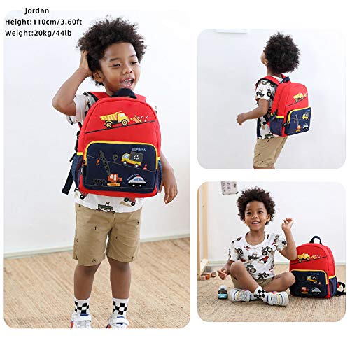 Car Dinosaur Kids Toddler Backpack for Boys and Girls Children Waterproof Preschool Bag(Bus)2