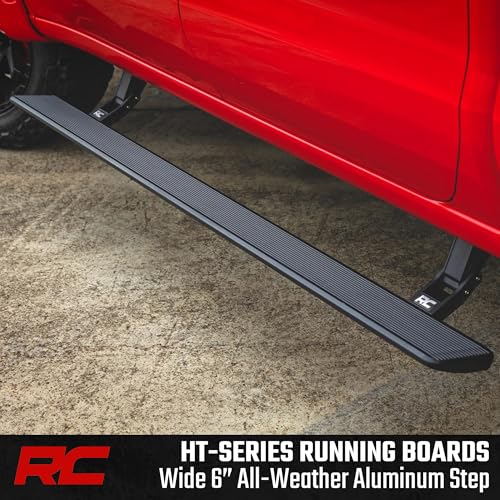 Estribos Eléctricos Rough Country HT-Series 6" para Silverado y Sierra miniatura 2