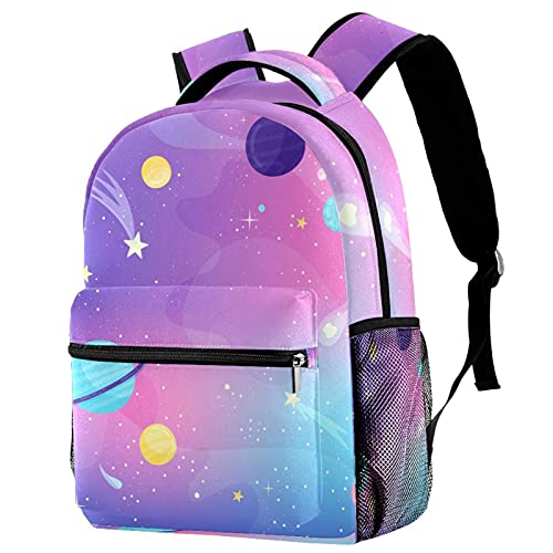 Sac à dos décontracté pour femme multicolore aux motifs éléphants et zèbres