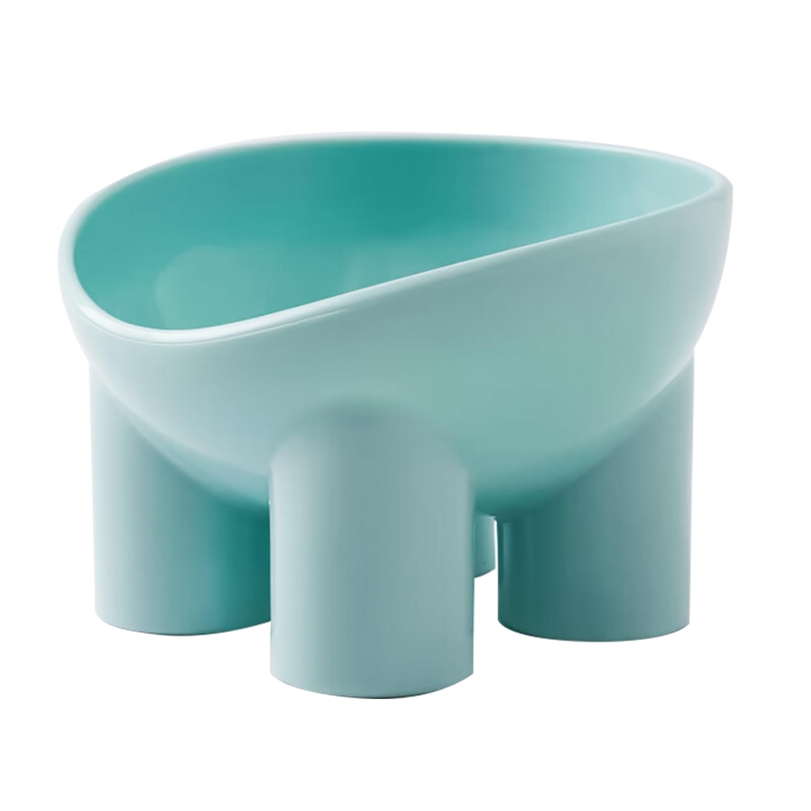 Pet Cat Bowl, Cat Food Bowl, Cat Feeding Bowl, Cat Water Bowl (blue)