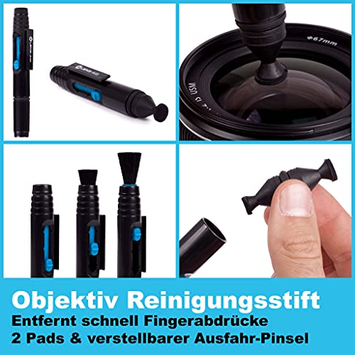 LENS-AID Filtertasche für Rundfilter mit Fächer für Filter bis 82mm, Aufbewahrungstasche für Polfilter, UV-Filter, Kamera Deckel etc. – Bild 8