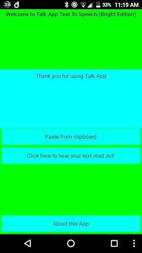 Talk App (Text To Speech) Bright Edition