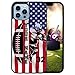 Personalized Football Player Name Number America Flag Design Rubber Cover Phone Case for Samsung Galaxy A16/A15/A25/A14/A54/A53 5G/A03S/A02S/A10E/A12/A13/A32/A33/A42/A51/A52/A71 Custom Football Phone Case