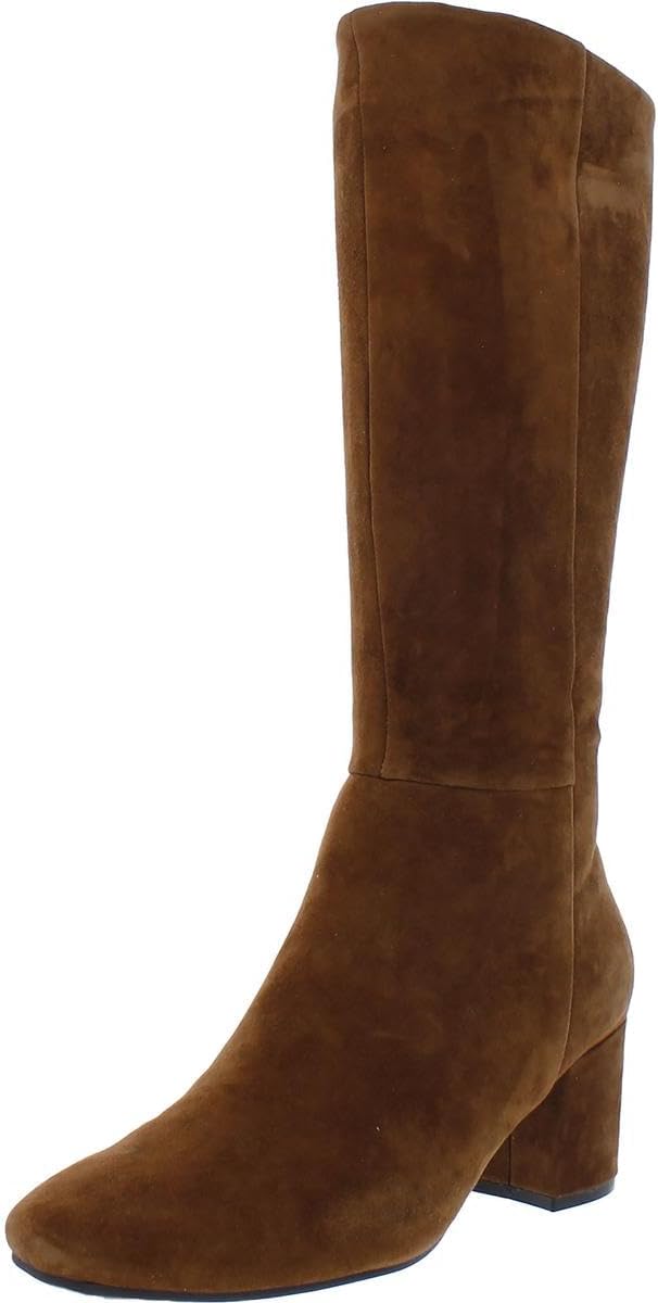 Easy Spirit Women's Tony Knee High Boot, Toffee Suede, 8