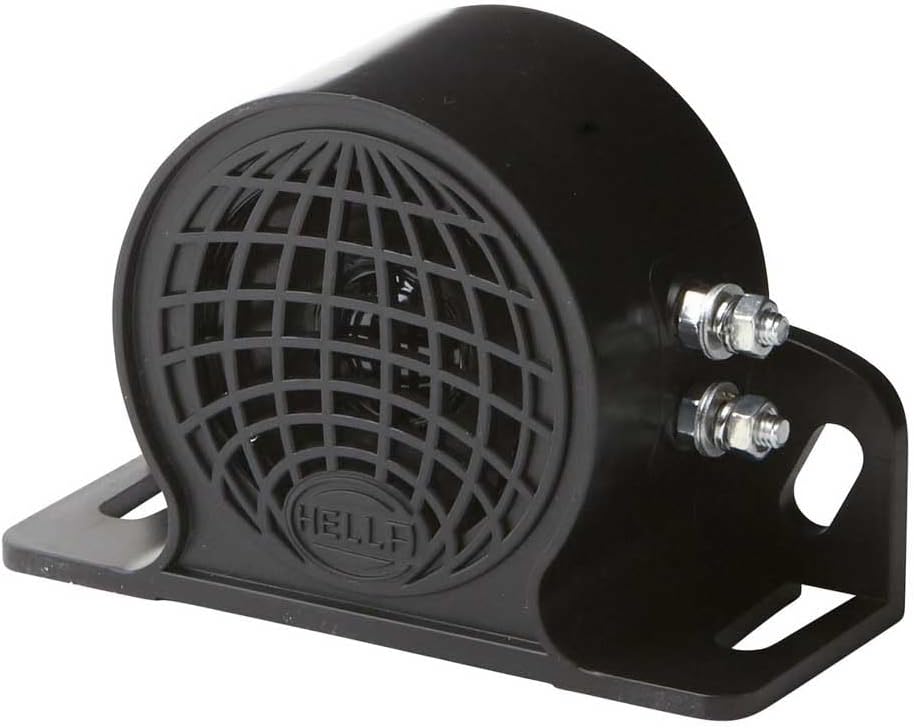 HELLA 009148141 Black 9V/48V 110 Db Back-Up Alarm