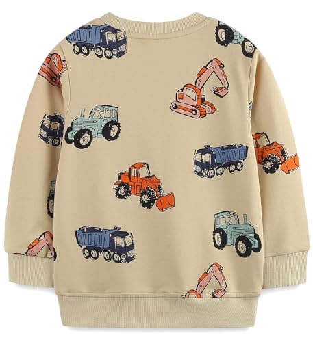 Image of Hongshilian Unisex Kids Cute Cartoon Cotton Sweater Shirt