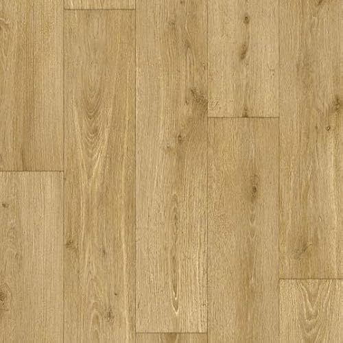 Sol Vinyle Effet parquet Brillant Bois Naturel - Rouleau de 2m x 2m