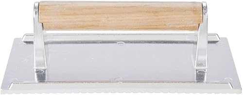 Miniatura 4 de AME D'ESSENCE Prensa ligera de aluminio para hamburguesas de grado comercial, ideal para hamburguesas o panini, tamaño mediano, 8 x 4