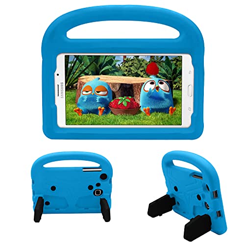 UUcovers Kids Case for Samsung Galaxy Tab A 7.0 (SM-T280), Tab 4 7.0 (SM-T230) EVA Foam Shockproof Cover with Stand Handle, Blue
