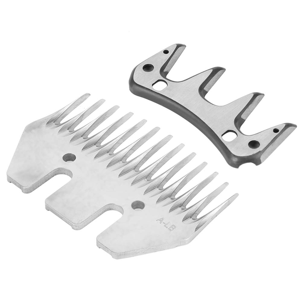 Lame per Forbici per Pecore in Acciaio Inossidabile 13 Denti Lama Diritta e Oscillante
