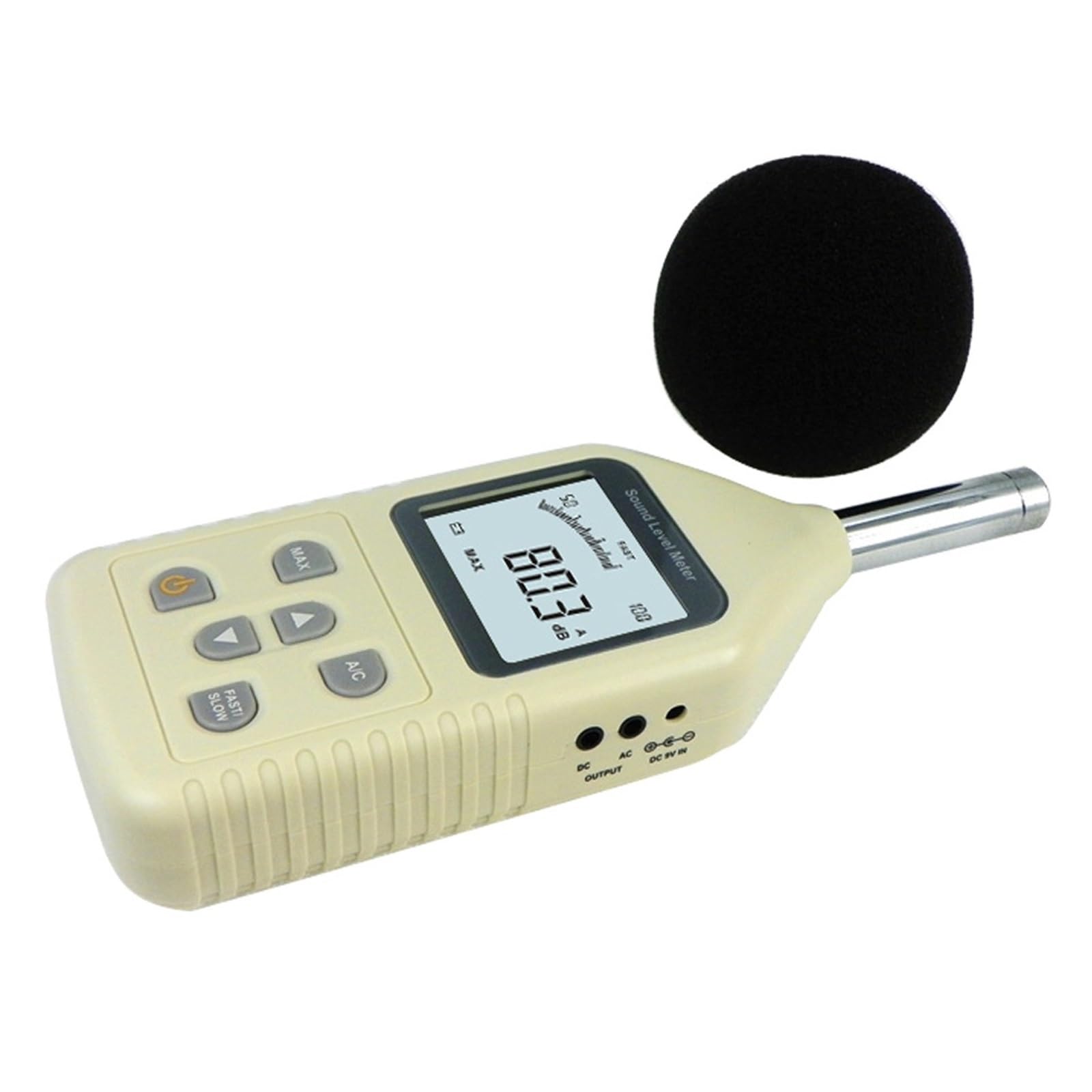 Misuratore di Decibel, misuratore di Livello sonoro LCD, misuratore di frequenza del Rumore Digitale in Decibel, precisione: analizzatore di Uscita 1,5 Db