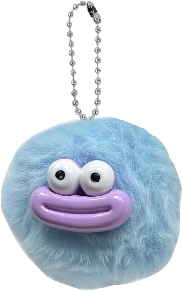 Amazon.co.jp: ソーセージ口ポンポンキーホルダー環境に優しい目を引く