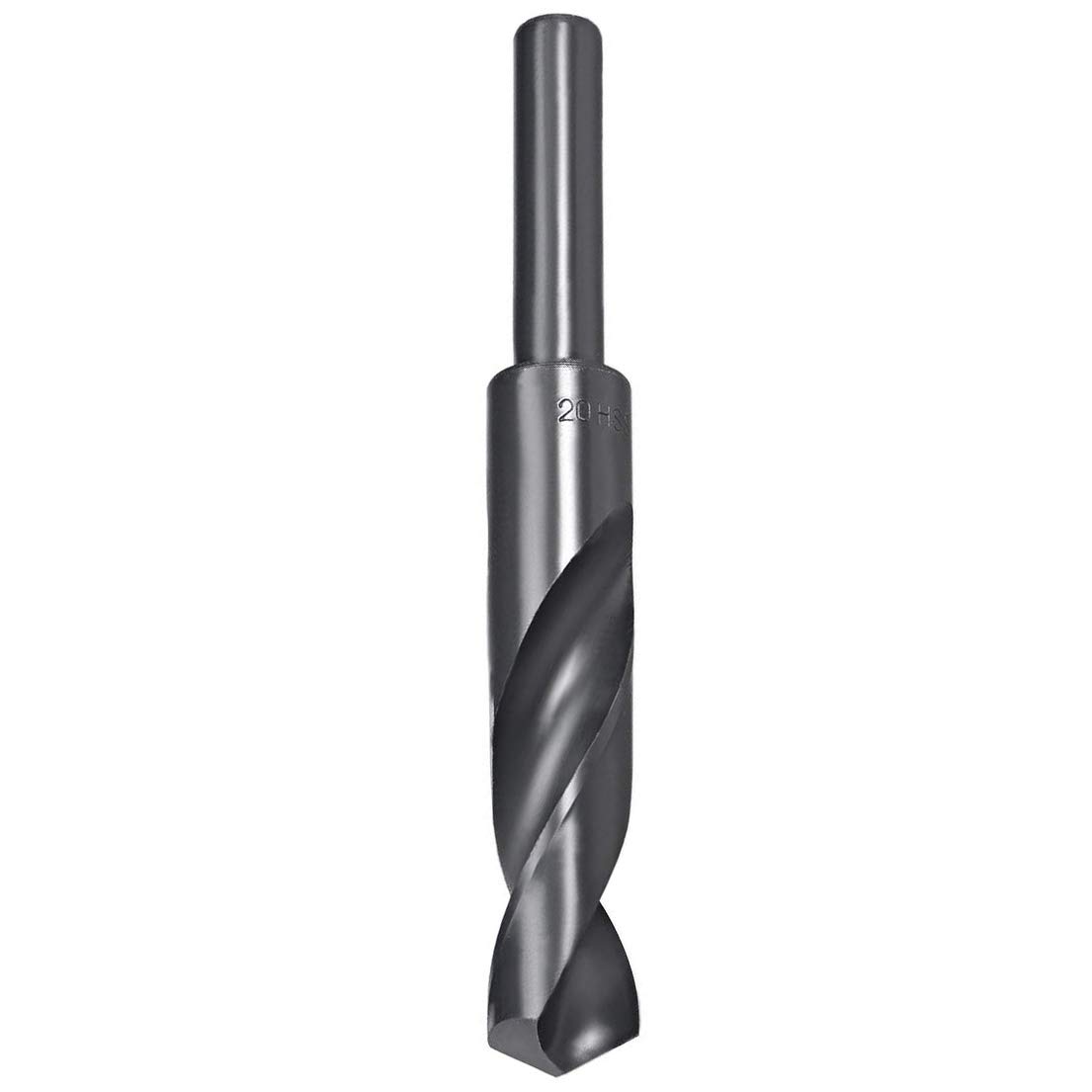 20mm Reduced Shank Drill Bit, 1/2” Shank High Speed Steel Twist Drill Bit HSS 9341 for Aluminum Plate Copper Wood Stainless Steel