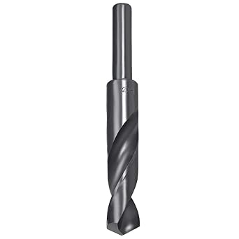 20mm Reduced Shank Drill Bit, 1/2 Shank High Speed Steel Twist Drill Bit HSS 9341 for Aluminum Plate Copper Wood Stainless Steel