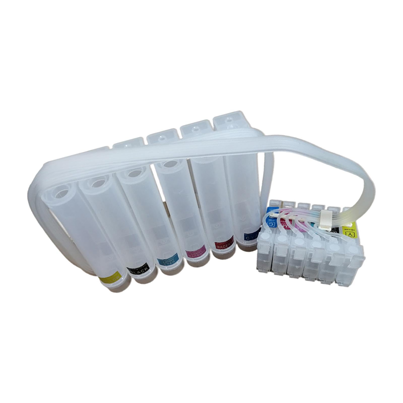 Dickly Continuous Ink Supply Kits without Ink Durable Professional Ink Supply System Empty Refill Kits Ciss DIY Printer Accessories