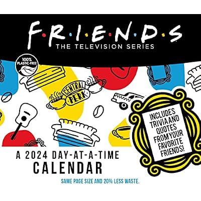 2024 Friends Day-at-a-Time Box Calendar Calendar Day to Day Calendar, July 7, 2023