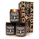 CANDLE THEORY Man Cave Stuff Men Candles, Crackling Candles For Man Cave, Man Cave Decor, 4 Oz...