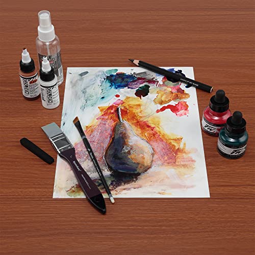 Papel sintético para acuarela Artfinity blanco de 9x12 para dibujar 4