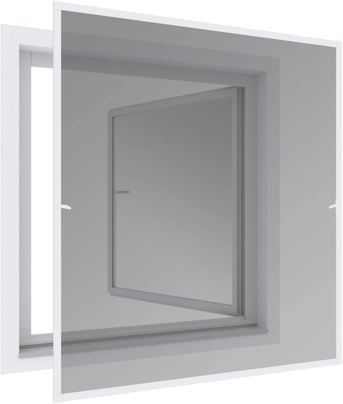 Windhager Pop-Up Fliegengitter 100x120cm | Flexibler Insektenschutz Für Fenster