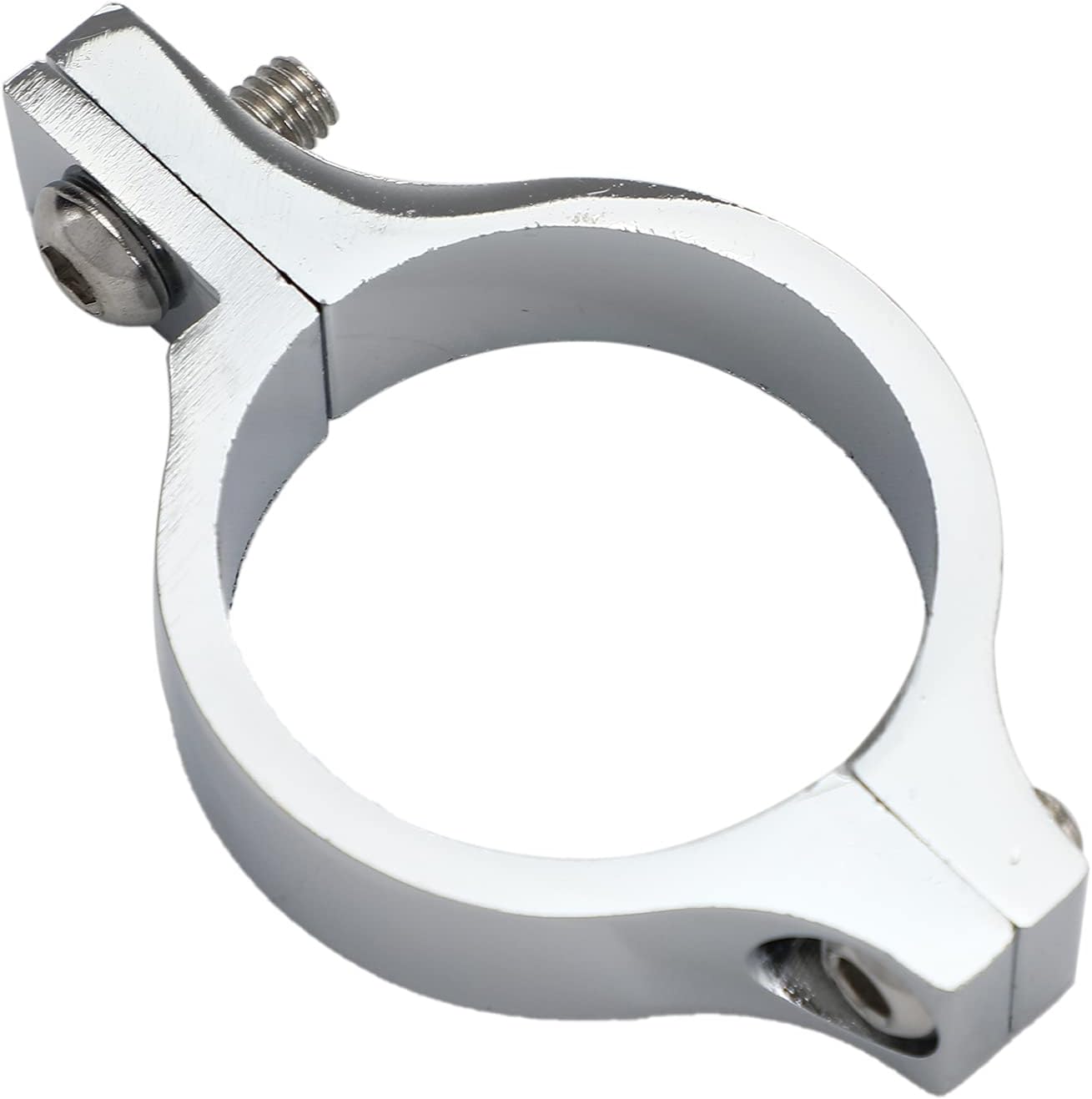 Artudatech Universal Motorcycle Headlight Turn Light Mount Bracket for Motorcycle with 41mm Forks Silver
