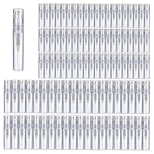 Sayhi 100 unidades mini frasco spray de 3 ml portátil bonito perfume bucal atomizador