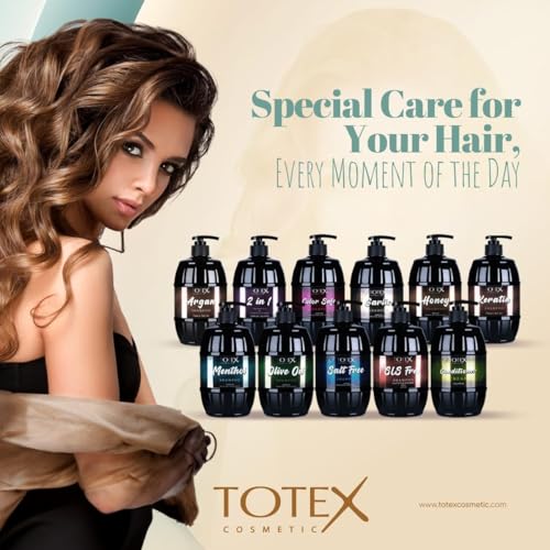 Totex Premium Haarpflege Shampoo 750ml (Keratin) – Bild 3