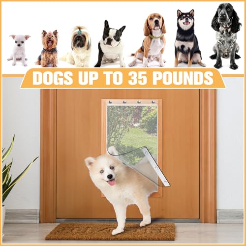 Ripeng-Dog-Door-Replacement-Flaps-Compatible-with-Dog-Door-Model-Clear-Weatherproof-Pet-Flap-Home-Supplies-Easy-to-Install