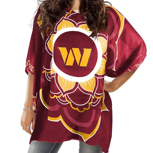 Littlearth NFL Washington Commanders Caftan Flower Team Color 32 x 42