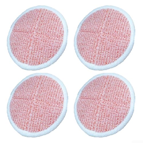 6 Pack Heavy Duty Scrub Mop Pads, Compatible with for Bissell, for Spinwave Hard Floor Cleaners, Replacement Cloths, for Models 2124, 2039A, 2307, 23157, 20391,(4PCS)