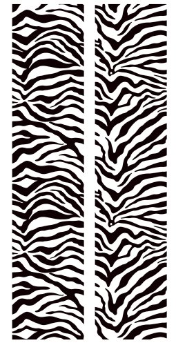 RoomMates RMK2018SLG Black and White Zebra Peel and Stick Locker Skins