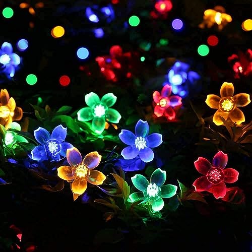 Image of ZALAR LED Lights for Diwali Decoration with 17 Ft Long 220V Electric Flameless Design for Puja Room, Mandir, Rangoli, Balcony, Door, and Home Festival Lighting (Multi, Led Flower Light, 14)