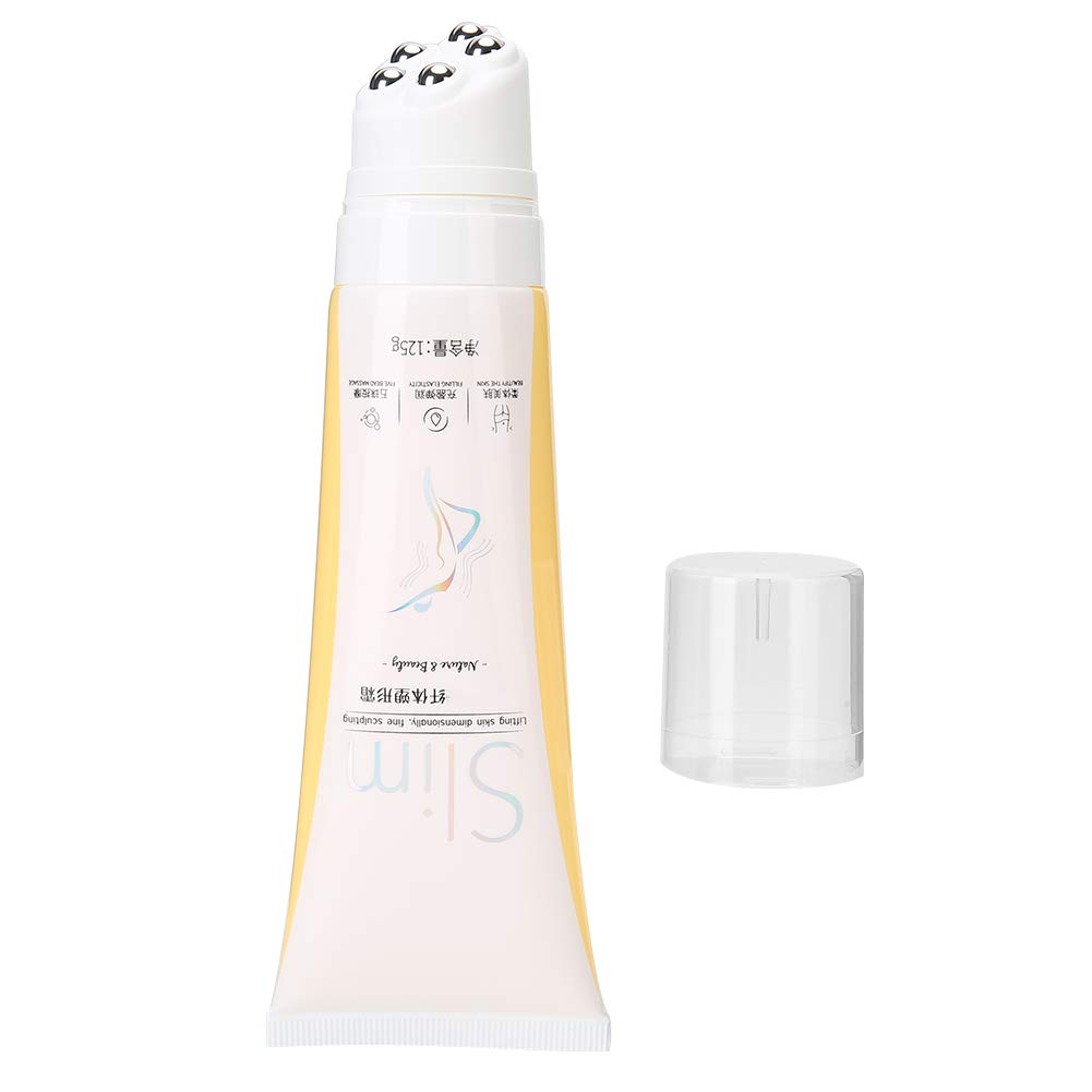 125g Anti Cellulite Cream, Slimming Cream with Massage Roller, Body Massage Cellulite Removal Fat Burning Weight Loss Cream