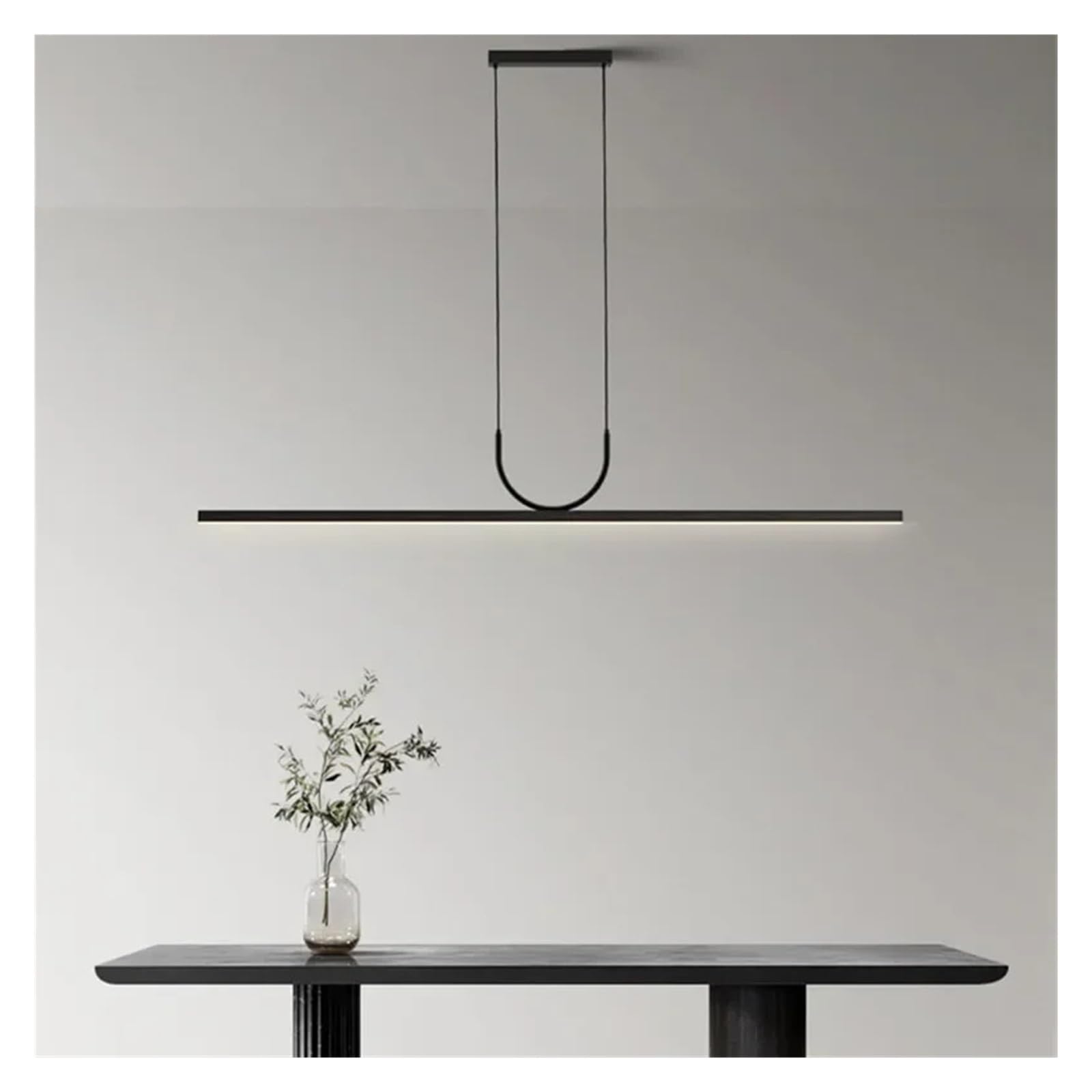 Lustre moderne suspendu LED haute finition pour design intérieur