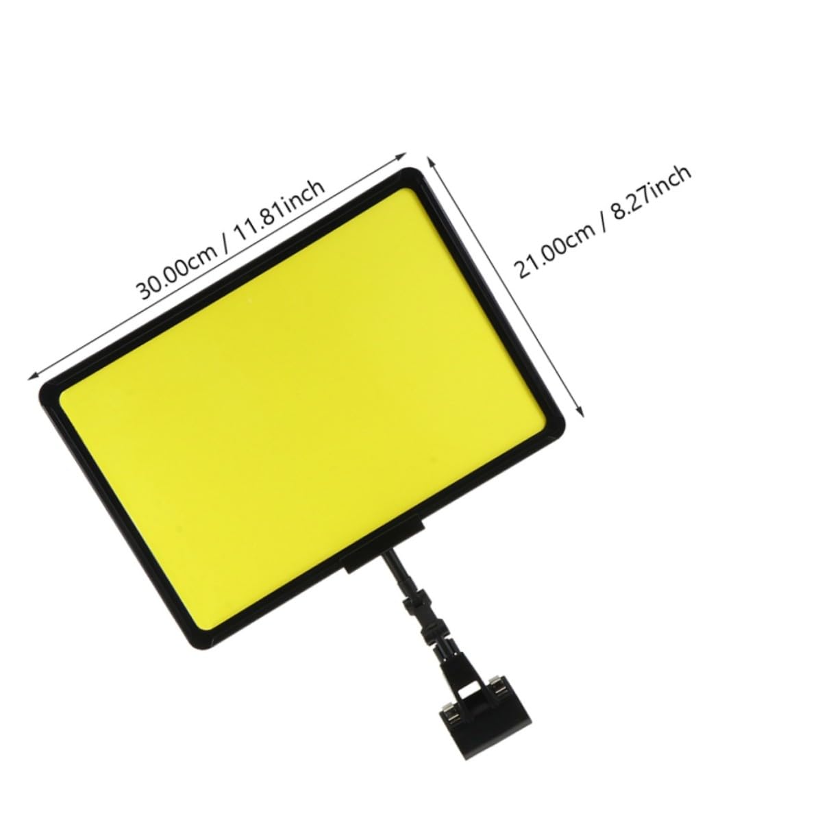 Set da 3 Supporti per Cartelli Prezzi in Plastica con Clip Espositore Multifunzione per Supermercati e Negozi Porta Cartellini da Banco Leggero e Resistente per Pubblicità e