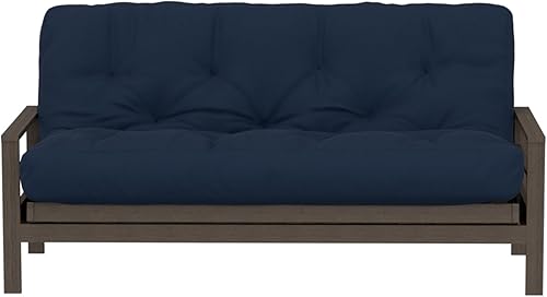 Miniatura 8 de Royal Sleep Products by The Futon Factory - Colchón de espuma viscoelástica de gel refrescante de 8 pulgadas funda azul marino maciza tamaño