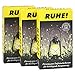 Produktbild Crottendorfer Räucherkerzen "RUHE!" - mit leichtem zitronigen Duft um lästige Gäste zu vermeiden - 3er Pack in Größe M - 3x24 Stück - Made in Germany