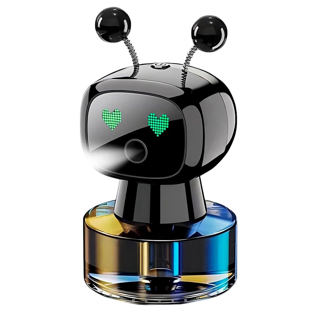 Vjsujehgy Fashion Cute Robot Car Air Purifier Car Ornaments Home Aromatherapy Machine