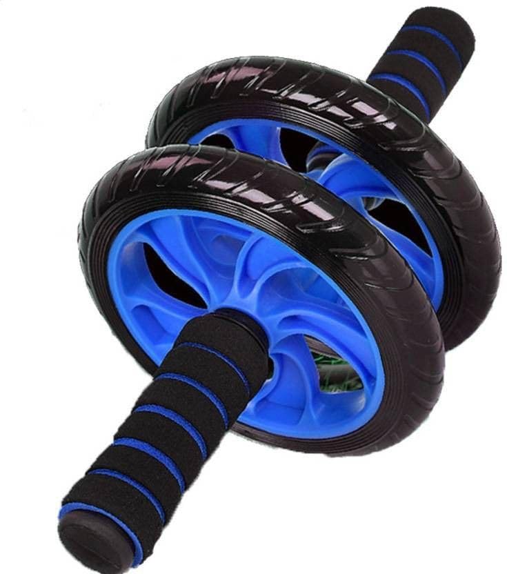 GymFreak 2 Wheel Ab Roller, Training Abdominal Muscle Workout for Home Gym Ab Exerciser Ab Exerciser (Multicolor)-picture-14